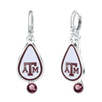 Gamedays Gear NCAA Rhinestone Teardrop Earrings E033 - 4057