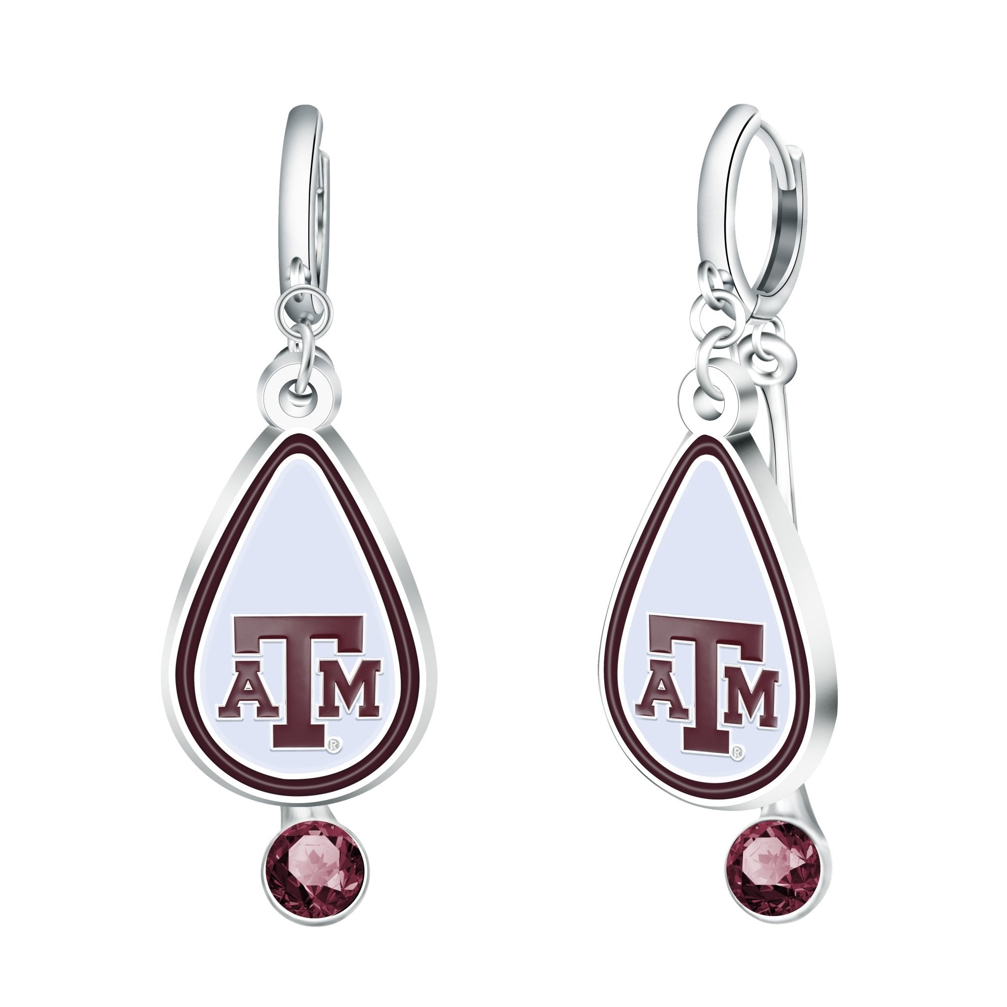 Gamedays Gear NCAA Rhinestone Teardrop Earrings E033 - 4057