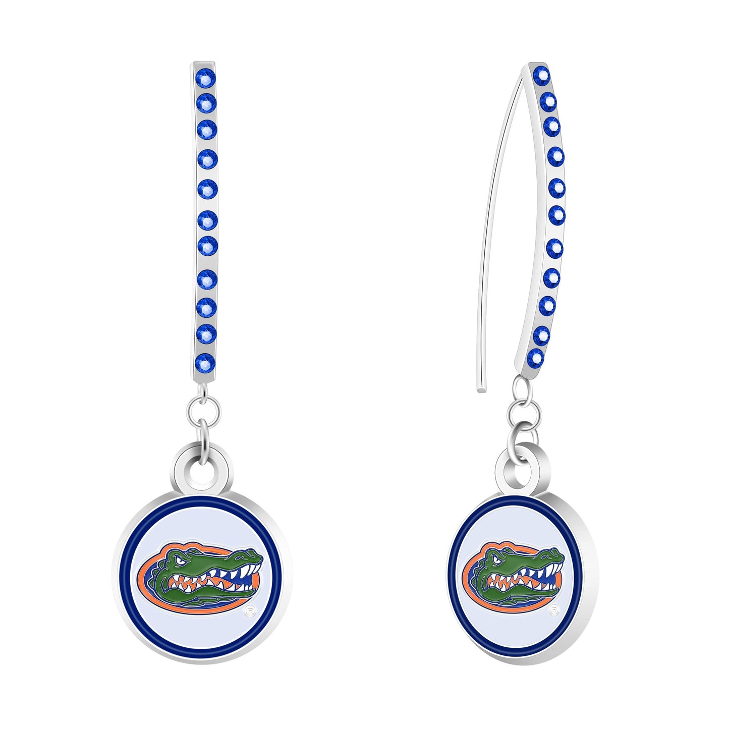 NCAA Rhinestone Vertical Earrings - Gamedays Gear - Florida Gators