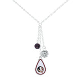 Gamedays Gear NCAA Teardrop Dangle Necklace N025 - 4014