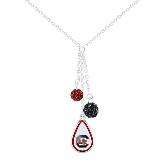 NCAA Teardrop Dangle Necklace - Gamedays Gear - Alabama Crimson Tide