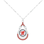 Gamedays Gear NCAA Teardrop Rhinestone Necklace N031 - 4032