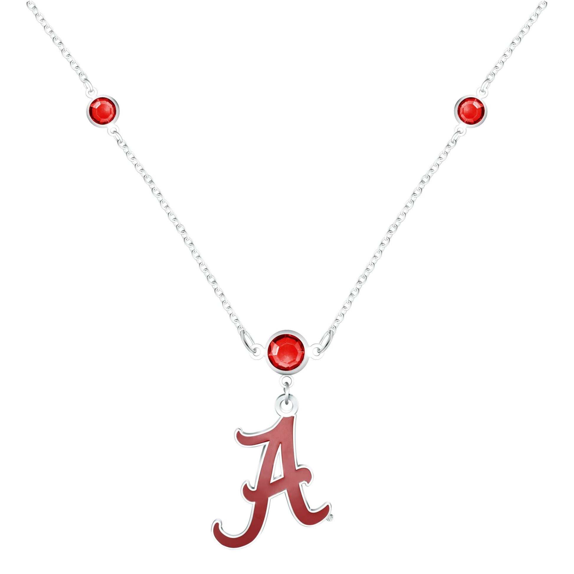 NCAA Triple Beaded Necklace - Gamedays Gear - Alabama Crimson Tide