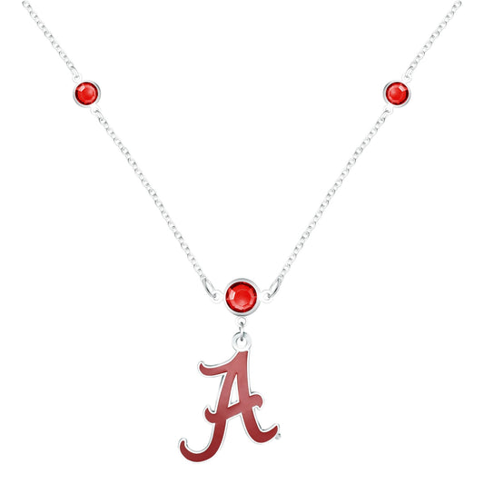 NCAA Triple Beaded Necklace - Gamedays Gear - Alabama Crimson Tide