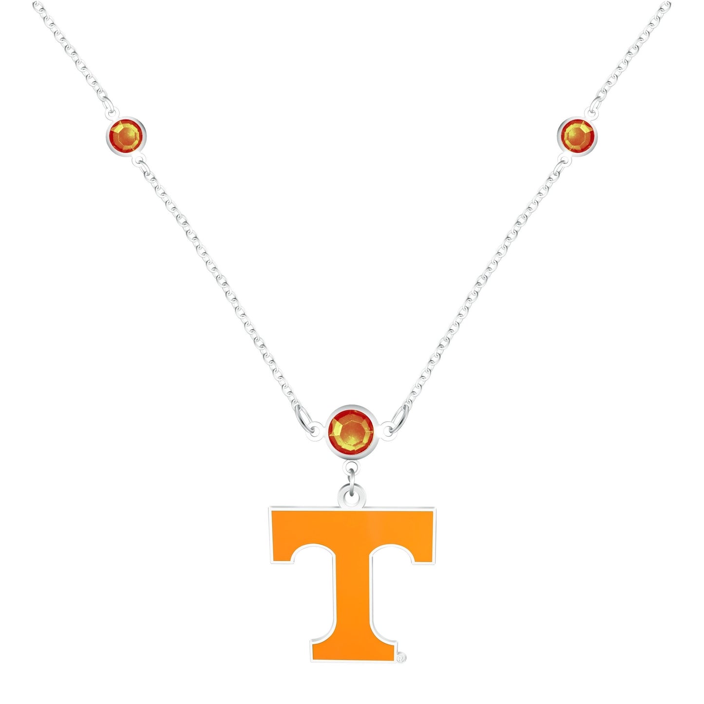 NCAA Triple Beaded Necklace - Gamedays Gear - Tennessee Volunteers