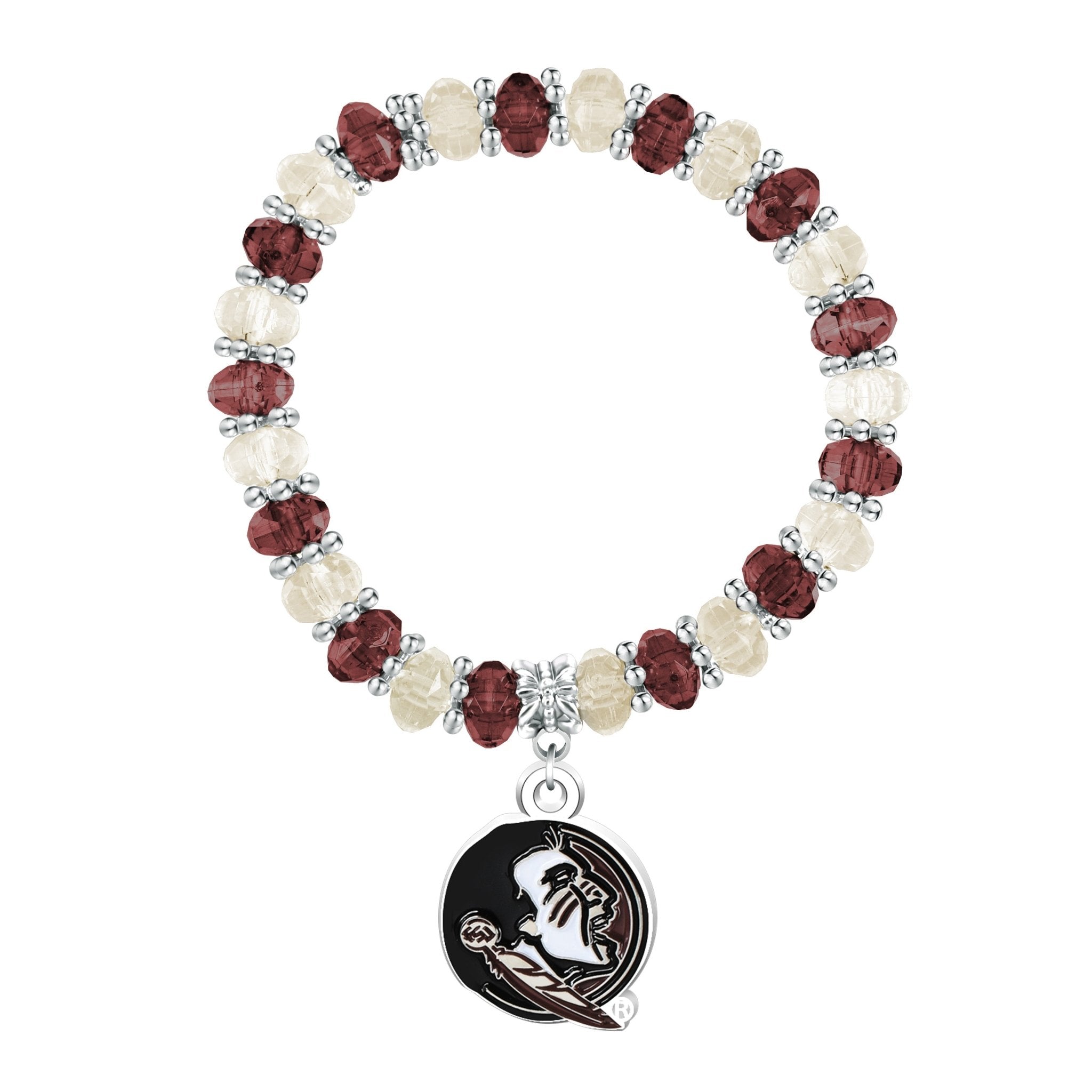 Gamedays Gear NCAA Two - Tone Beaded Bracelet B021 - 4014