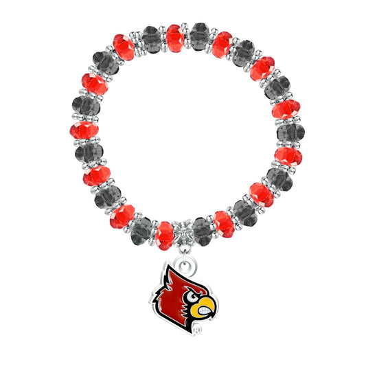 NCAA Two-Tone Beaded Bracelet - Gamedays Gear - Alabama Crimson Tide