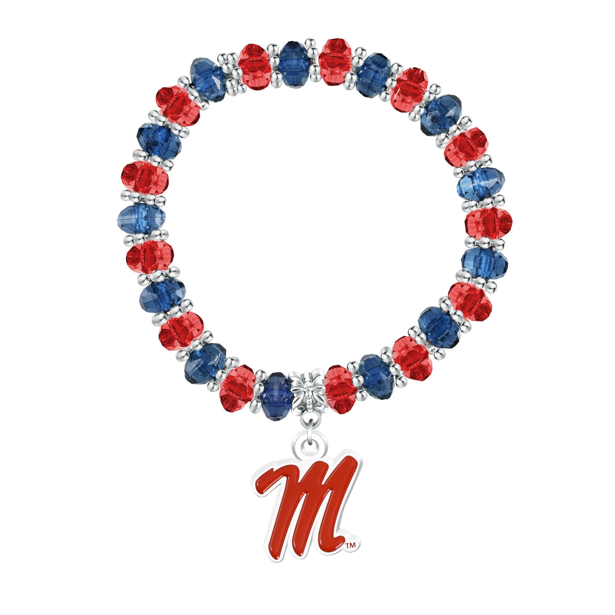 Gamedays Gear NCAA Two - Tone Beaded Bracelet B021 - 4032