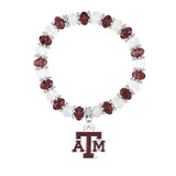 Gamedays Gear NCAA Two - Tone Beaded Bracelet B021 - 4057