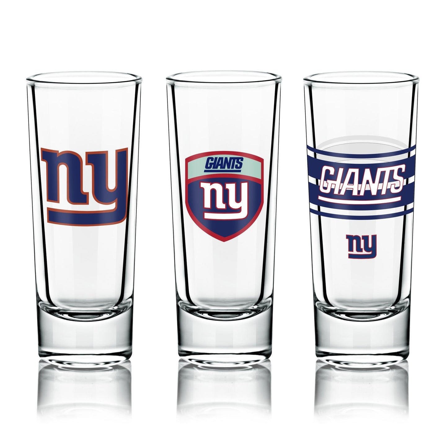 NFL 6-Piece Shooter Glass Set - Gamedays Gear - New York Giants