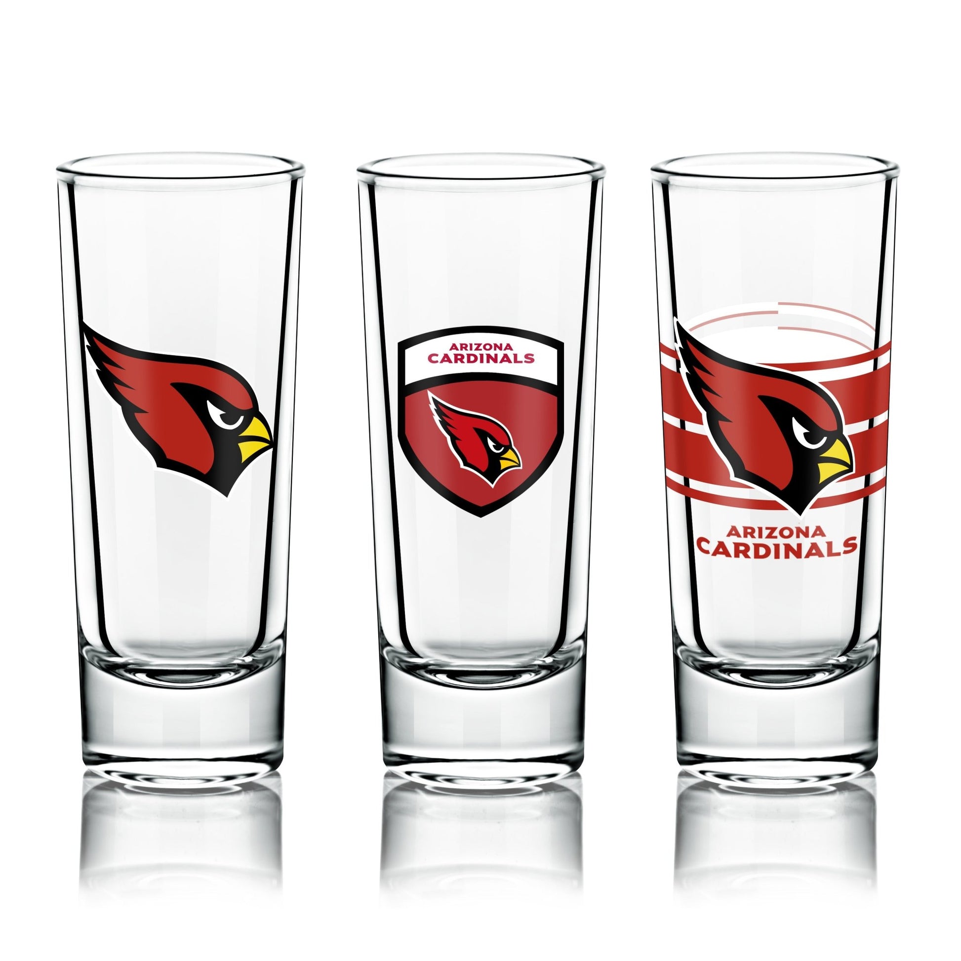 NFL 6-Piece Shooter Glass Set - Gamedays Gear - Arizona Cardinals