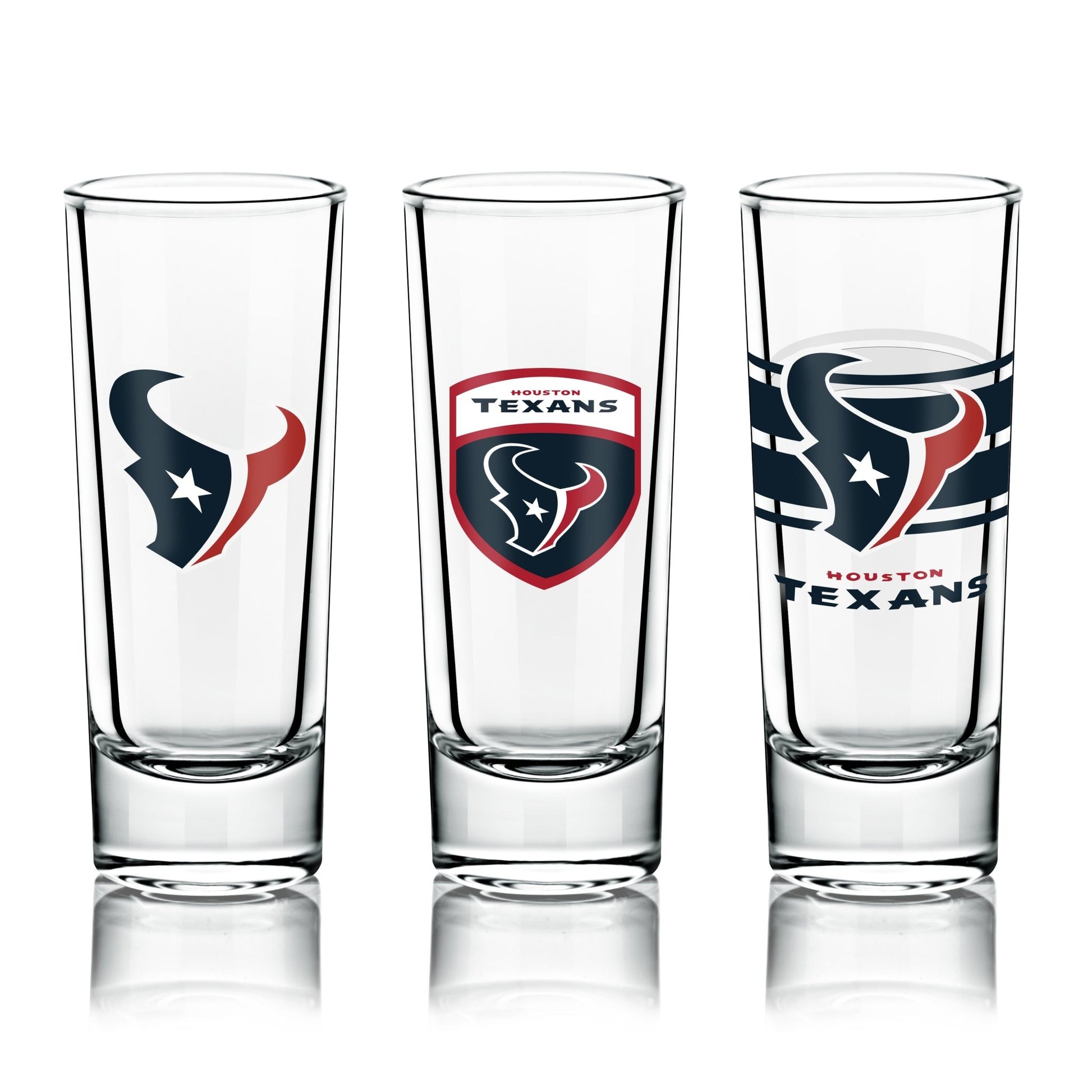 NFL 6-Piece Shooter Glass Set - Gamedays Gear - Houston Texans