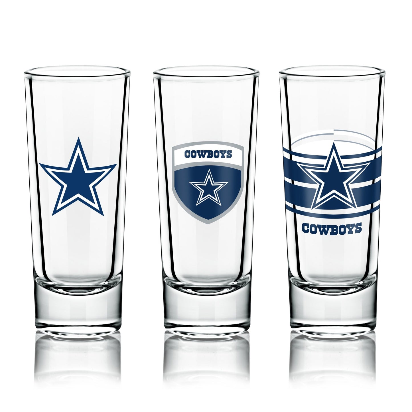 NFL 6-Piece Shooter Glass Set - Gamedays Gear - Dallas Cowboys