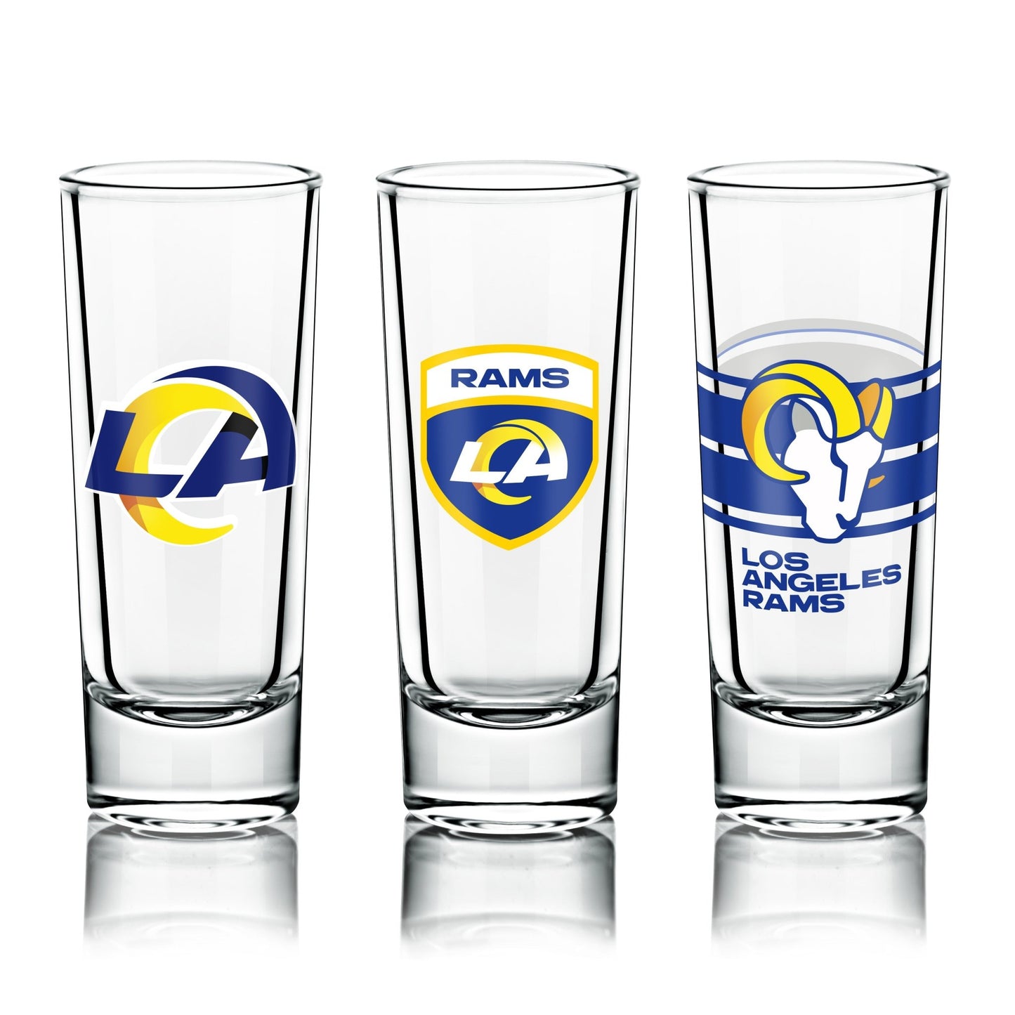 NFL 6-Piece Shooter Glass Set - Gamedays Gear - Los Angeles Rams