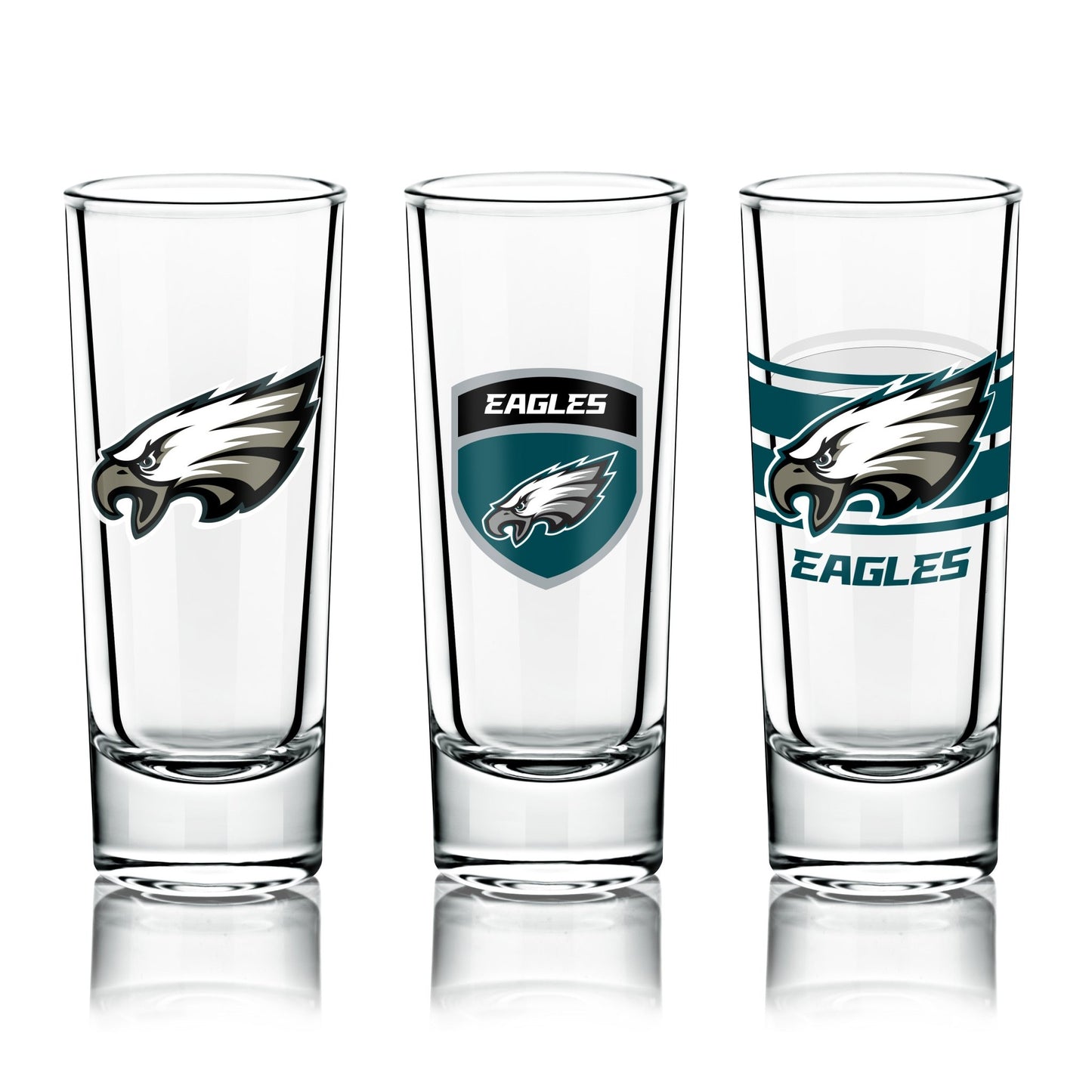 NFL 6-Piece Shooter Glass Set - Gamedays Gear - Philadelphia Eagles