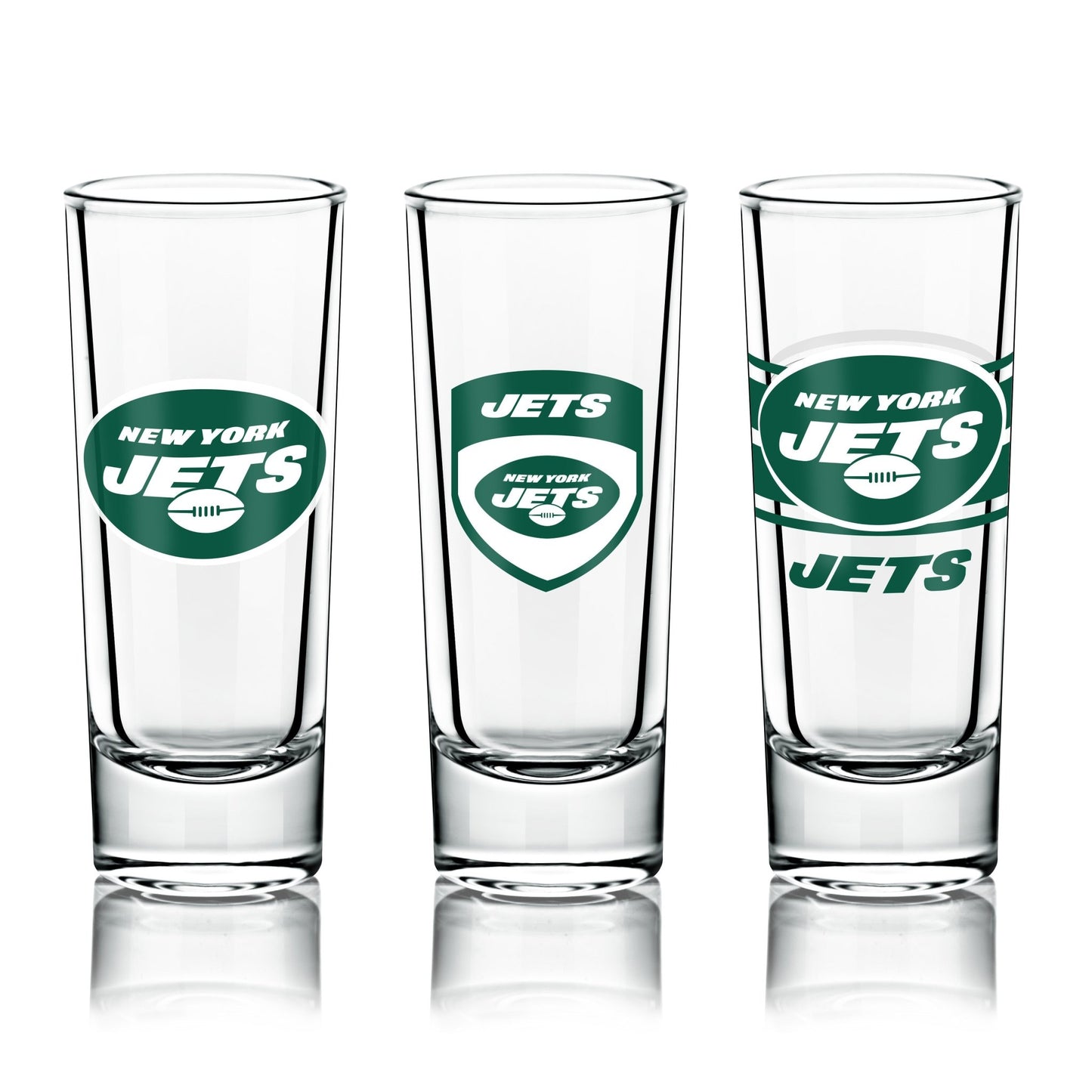 NFL 6-Piece Shooter Glass Set - Gamedays Gear - New York Jets