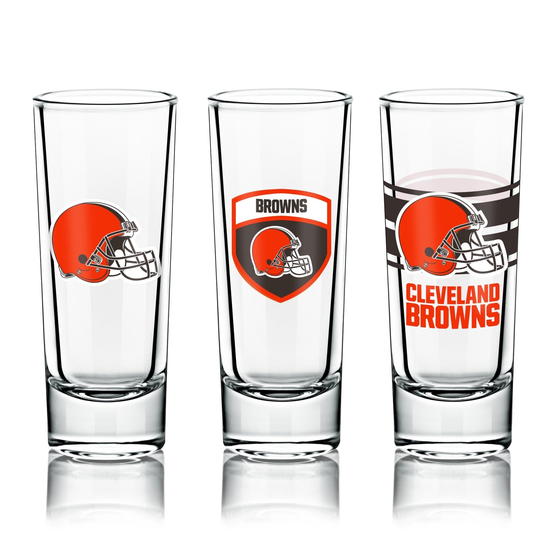 NFL 6-Piece Shooter Glass Set - Gamedays Gear - Cleveland Browns