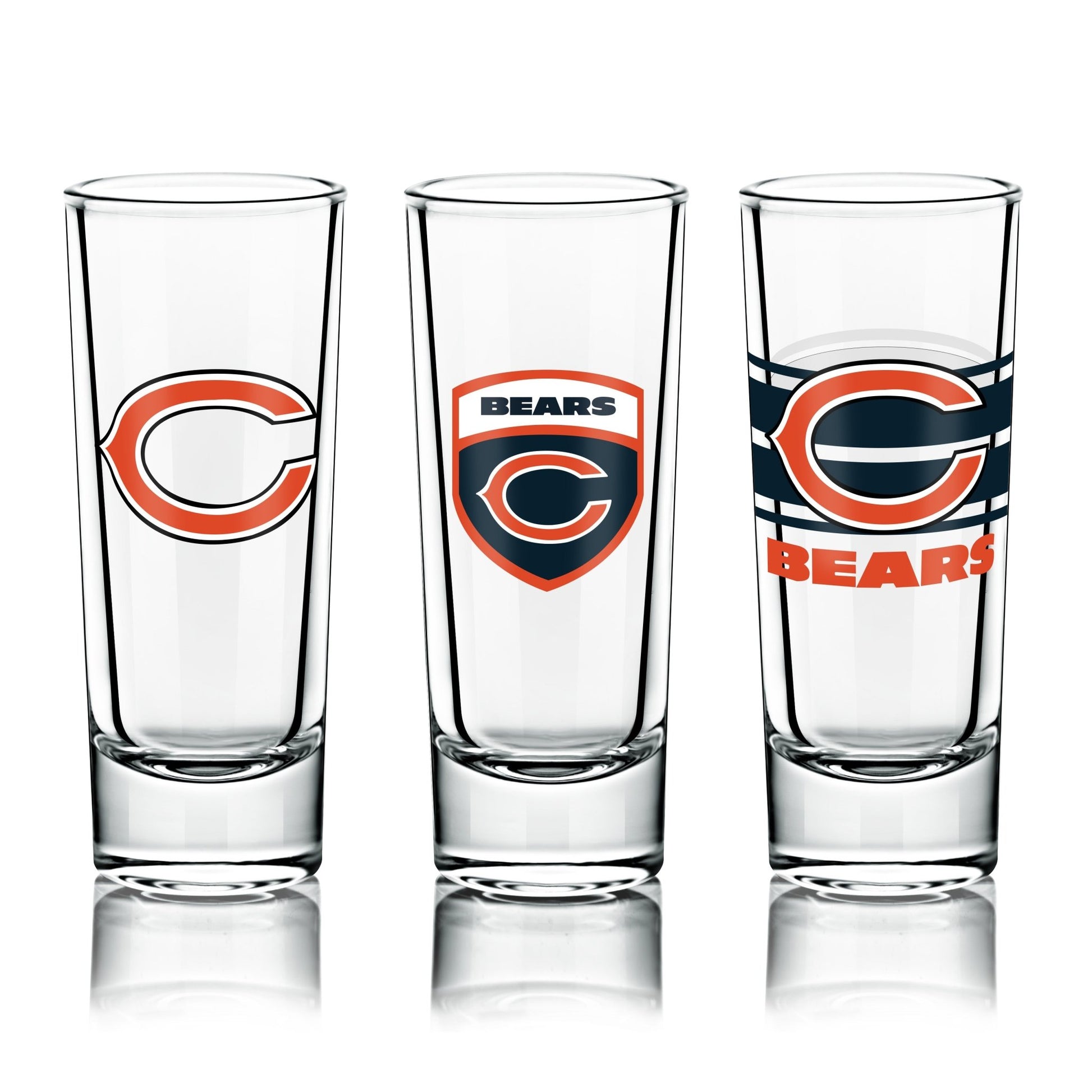 NFL 6-Piece Shooter Glass Set - Gamedays Gear - Chicago Bears