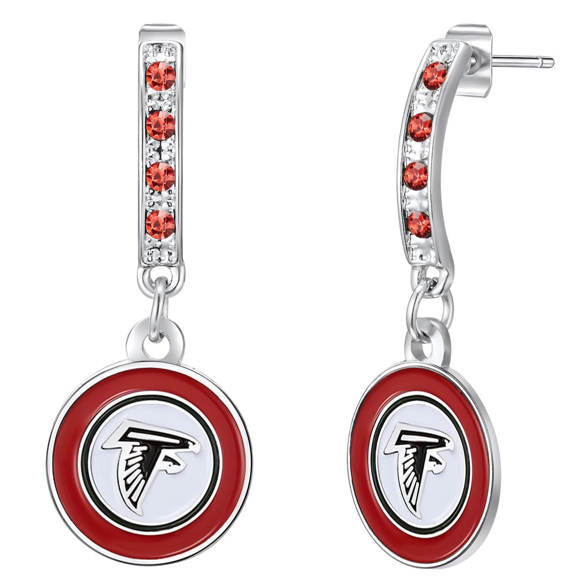 NFL Bar Post Earrings - Gamedays Gear - Atlanta Falcons