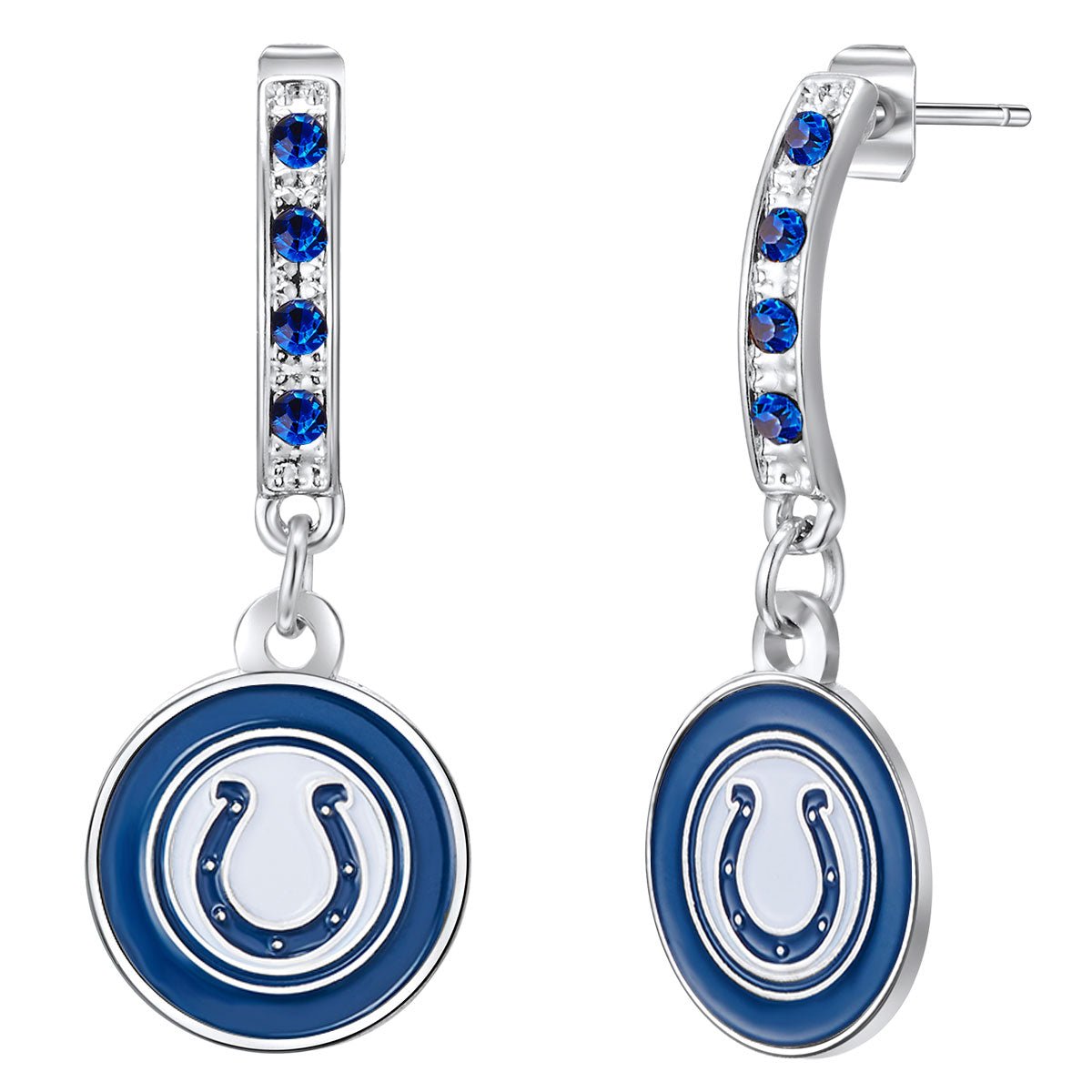 NFL Bar Post Earrings - Gamedays Gear - Indiana Colts