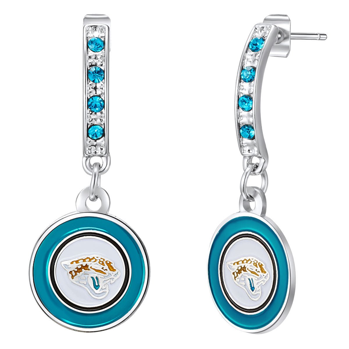 NFL Bar Post Earrings - Gamedays Gear - Jacksonville Jaguars