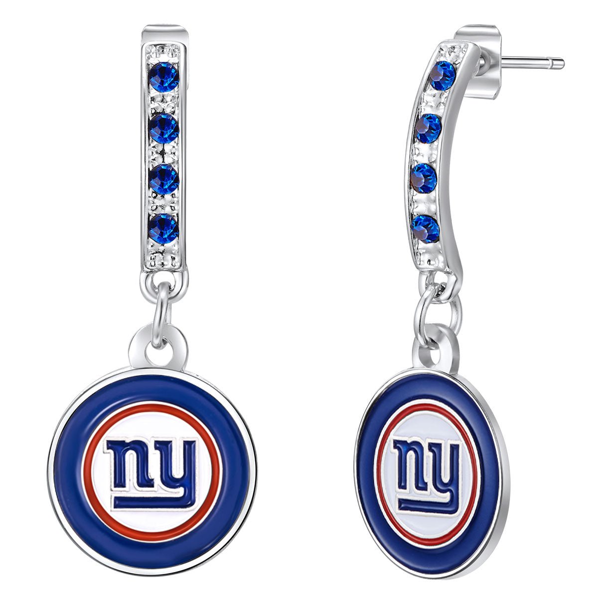 NFL Bar Post Earrings - Gamedays Gear - New York Giants