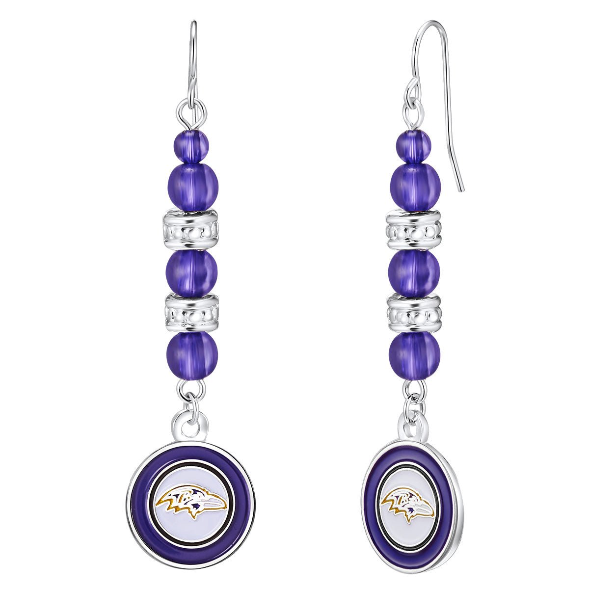 Gamedays Gear NFL Beaded Dangle Earrings E017 - 1003