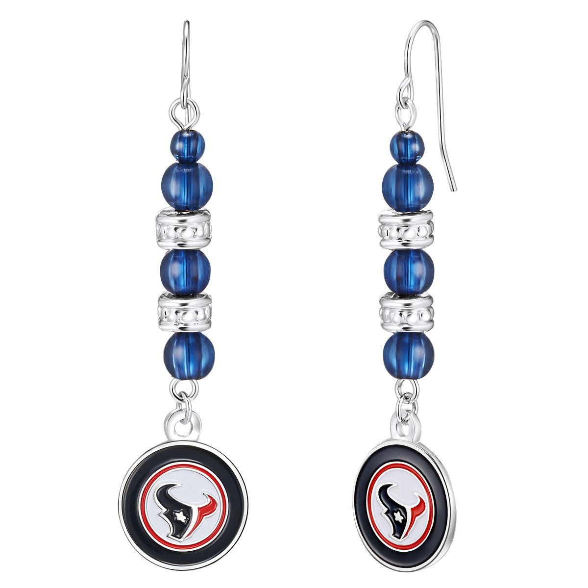 Gamedays Gear NFL Beaded Dangle Earrings E017 - 1013