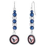 Gamedays Gear NFL Beaded Dangle Earrings E017 - 1013