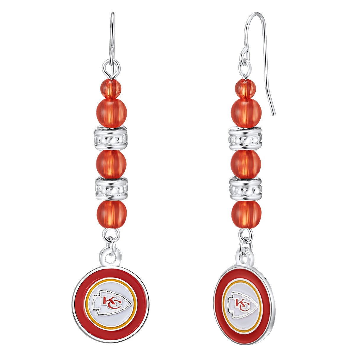 Gamedays Gear NFL Beaded Dangle Earrings E017 - 1016