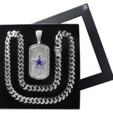 Gamedays Gear NFL Bling Dog Tag Necklace BDTN - 1027