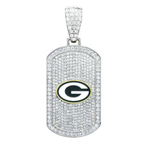 Green Bay Packers Bling Dog Tag Necklace