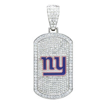 New York Giants Bling Dog Tag Necklace