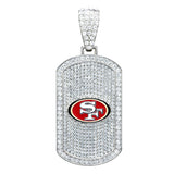 Gamedays Gear NFL Bling Dog Tag Necklace BDTN - 1027