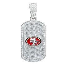 San Francisco 49ers Bling Dog Tag Necklace