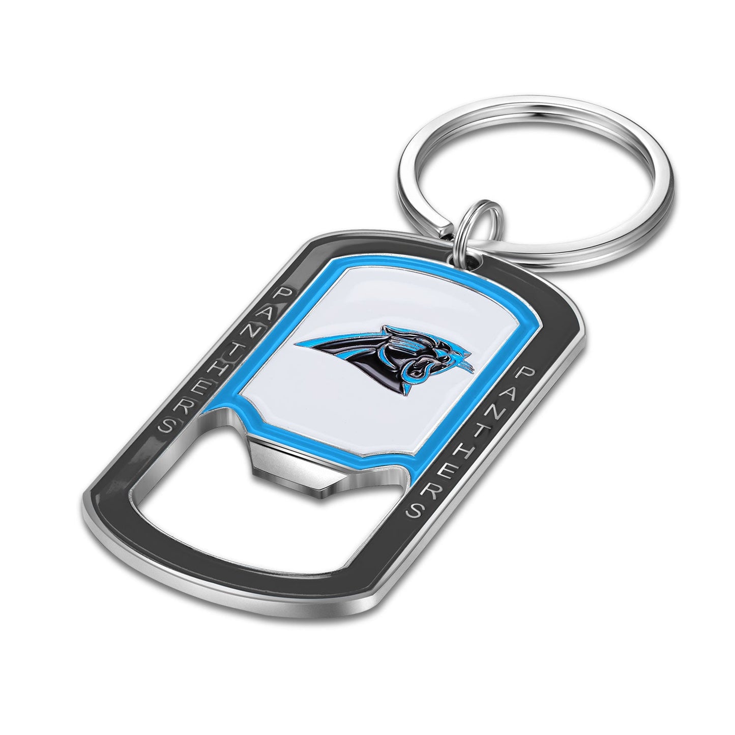 NFL Bottle Opener Key Chain - Gamedays Gear - Carolina Panthers