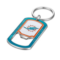 Miami Dolphins Bottle Opener Key Chain