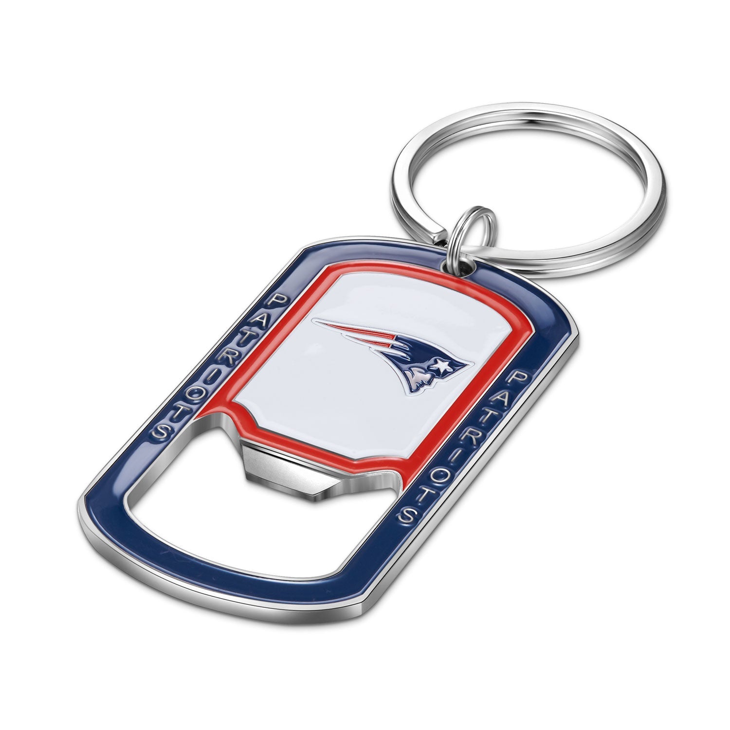 NFL Bottle Opener Key Chain - Gamedays Gear - New England Patriots