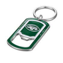 New York Jets Bottle Opener Key Chain