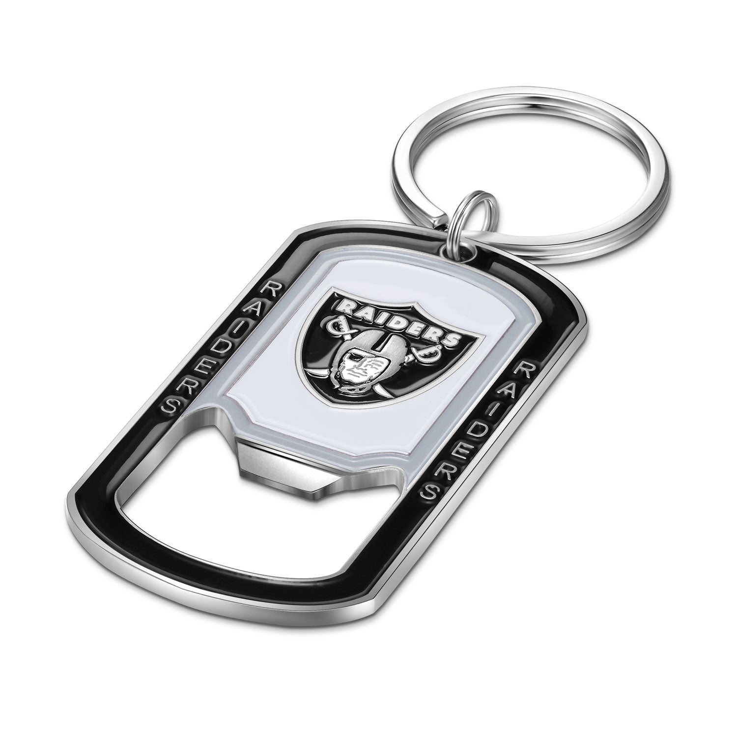 NFL Bottle Opener Key Chain - Gamedays Gear - Las Vegas Raiders