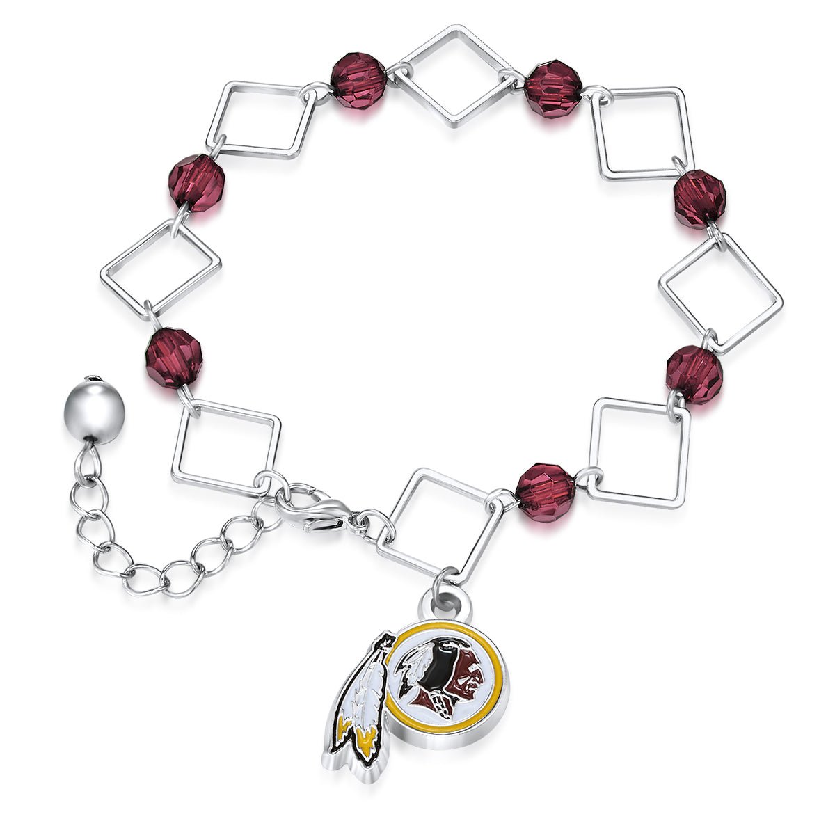 NFL Box Link Bracelet - Gamedays Gear - Washington Redskins