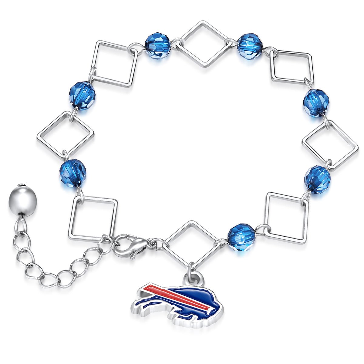 NFL Box Link Bracelet - Gamedays Gear - Buffalo Bills