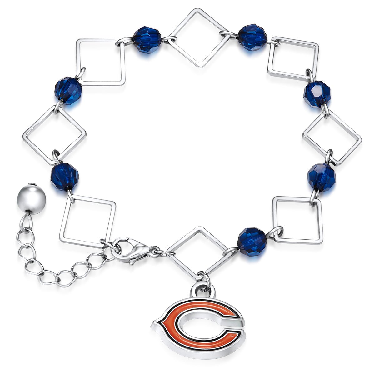 NFL Box Link Bracelet - Gamedays Gear - Chicago Bears