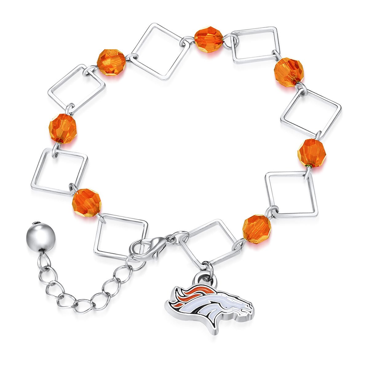 NFL Box Link Bracelet - Gamedays Gear - Denver Broncos