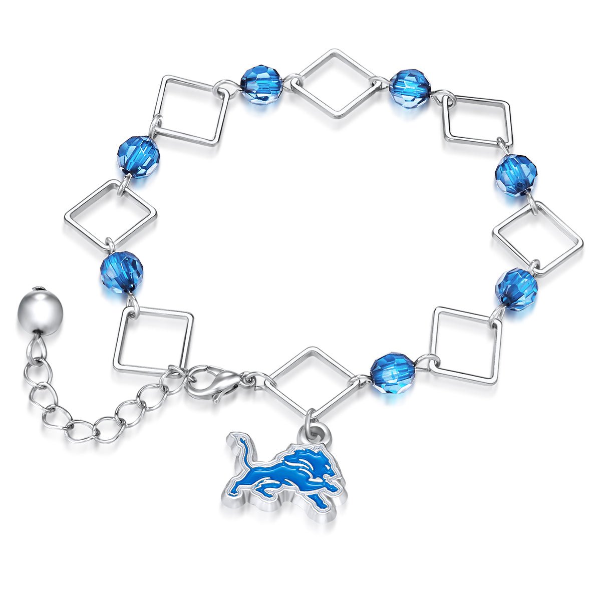 NFL Box Link Bracelet - Gamedays Gear - Detroit Lions