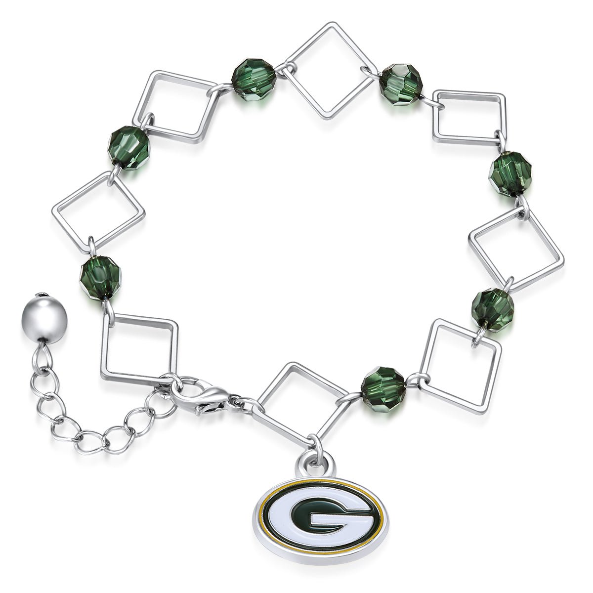 NFL Box Link Bracelet - Gamedays Gear - Green Bay Packers