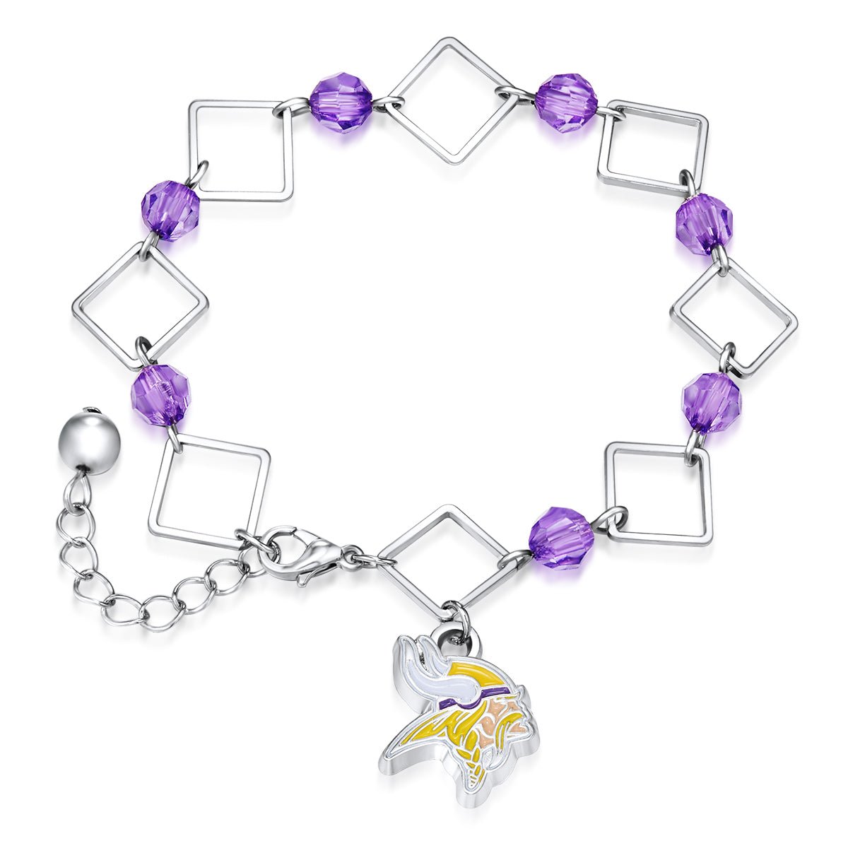 NFL Box Link Bracelet - Gamedays Gear - Minnesota Vikings