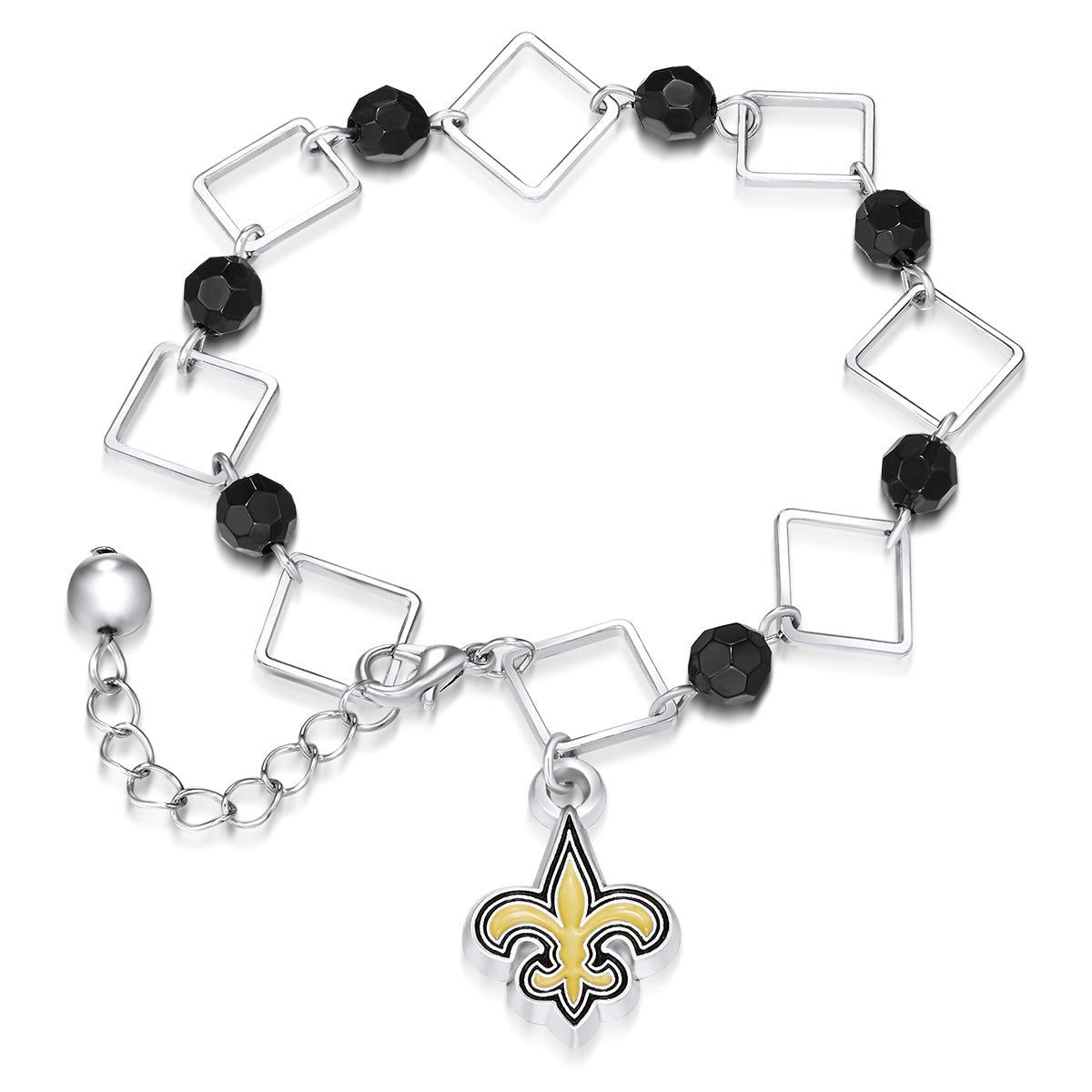 NFL Box Link Bracelet - Gamedays Gear - New Orleans Saints