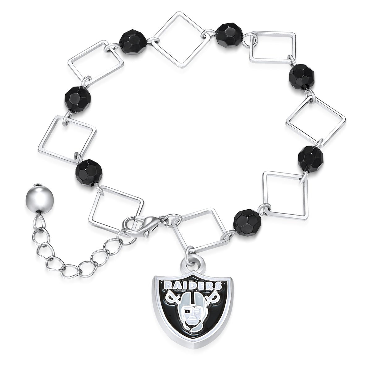 NFL Box Link Bracelet - Gamedays Gear - Las Vegas Raiders