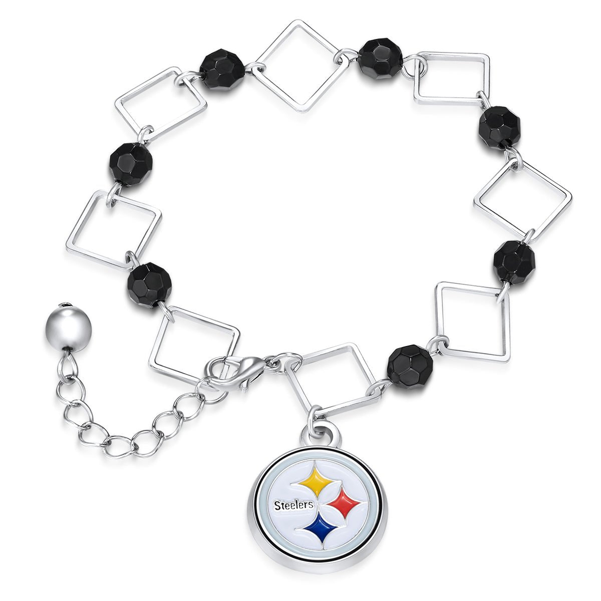 NFL Box Link Bracelet - Gamedays Gear - Pittsburgh Steelers